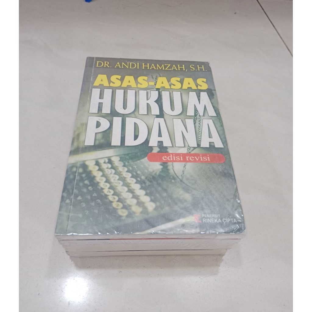 buku Asas Asas Hukum Pidana Revisi