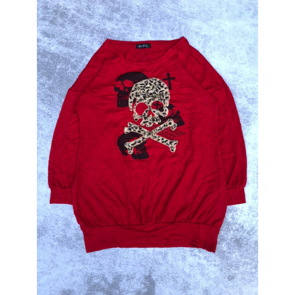 Japanese Brand Skull Sweater