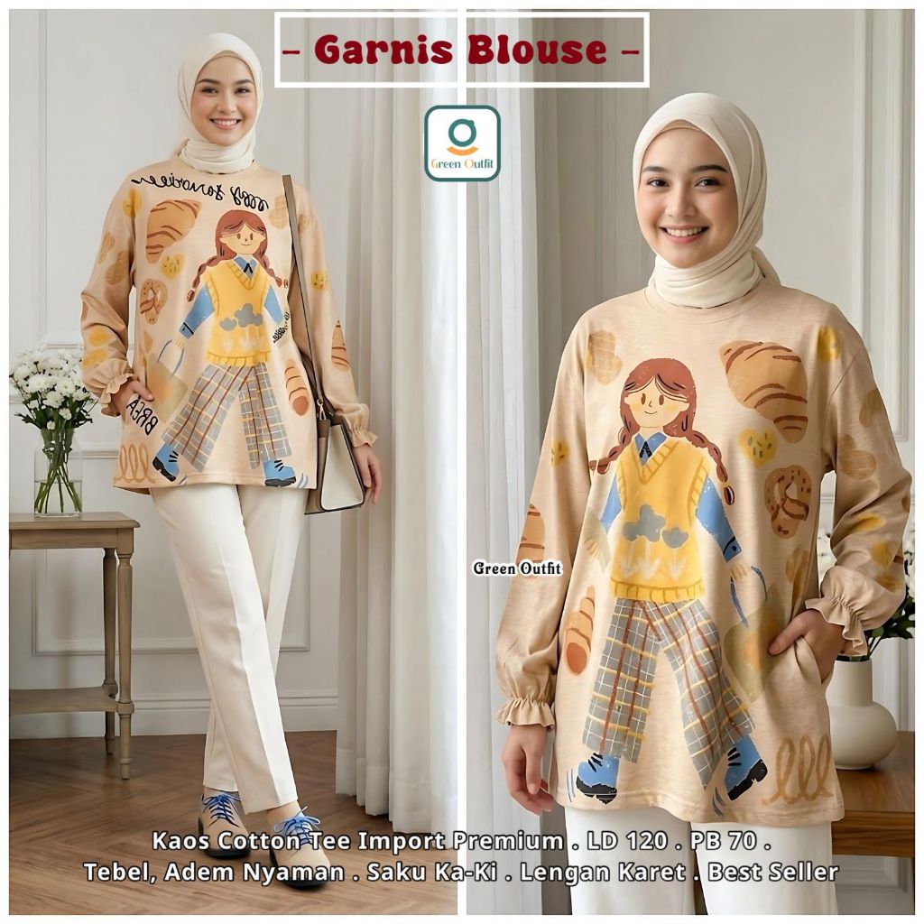 KAOS WANITA JUMBO LENGAN PANJANG KEKINIAN BAJU ATASAN WANITA TERBARU KAOS LENGAN PANJANG JUMBO