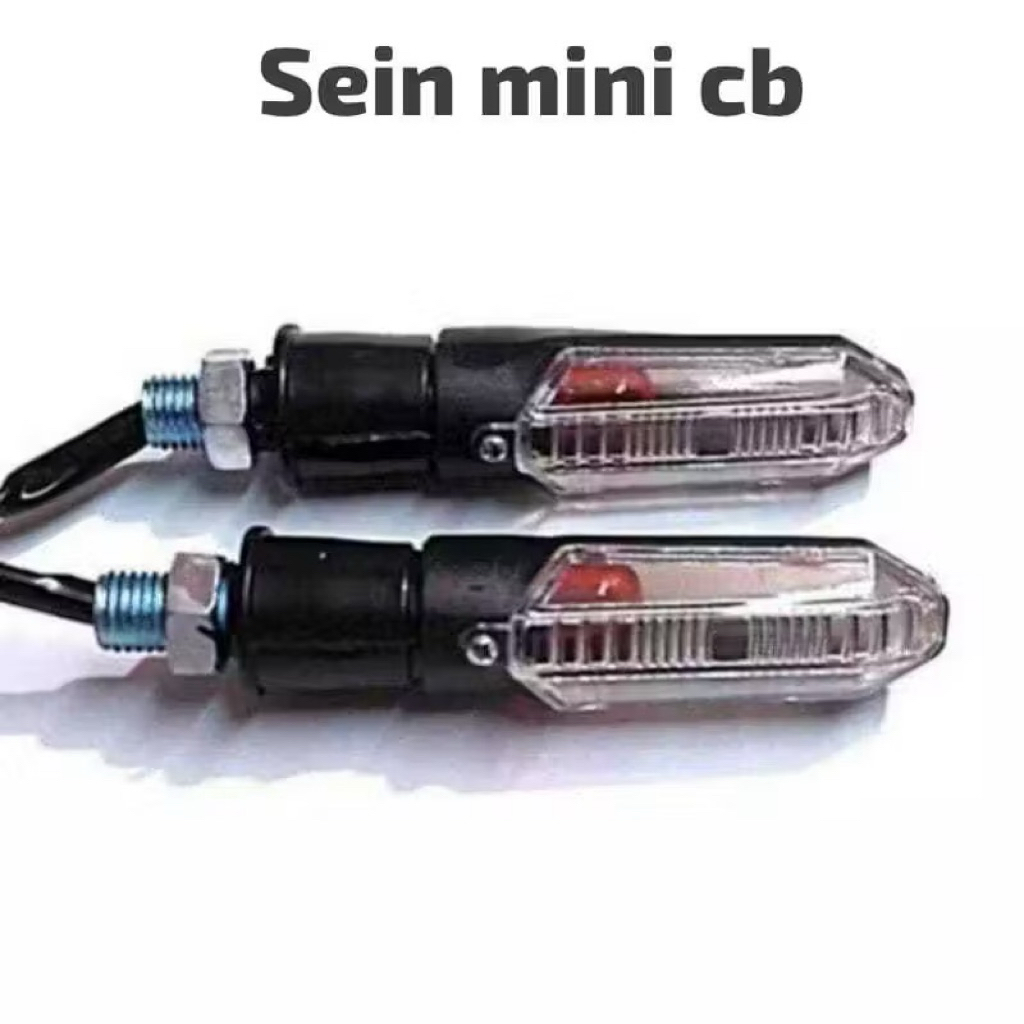 [ BERKAH MOTOR RACING 99 VARIASI ] PROMO COD 1 SET SEPASANG LAMPU SEIN MINI CB UNIVERSAL SEMUA MOTOR