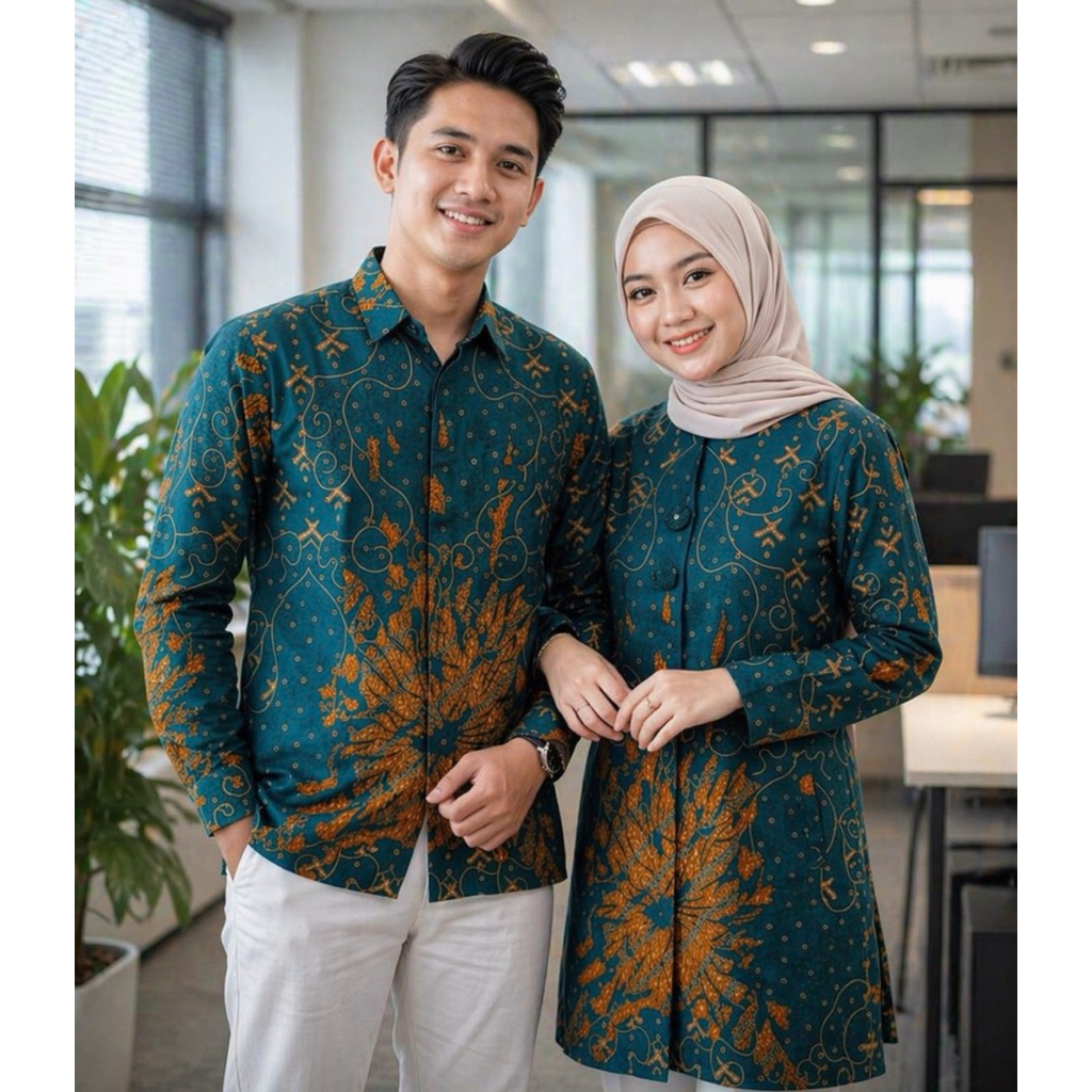 Tunik Batik Wanita Premium Batik Couple Modern Batik Katun Halus Batik Best Seller Batik Kekinian Ba