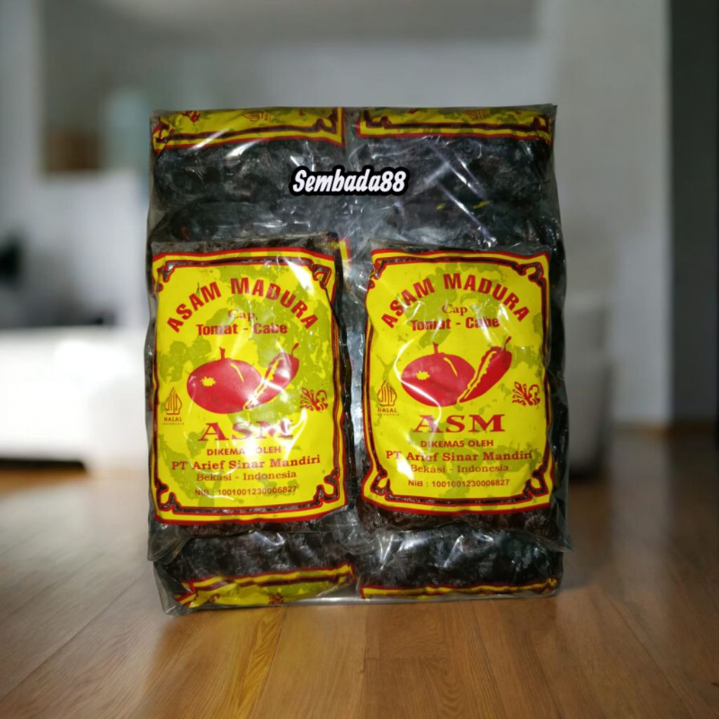 10 PCS ASAM JAWA BIJI CAP TOMAT CABE KEMASAN 350 GRAM / ASAM JAWA / ASEM JAWA / ASEM / ASAM