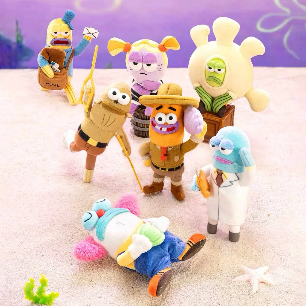 GONG : Residents of Bikini Bottom - Whimsical Plush Part 2 Spongebob Sponge Bob