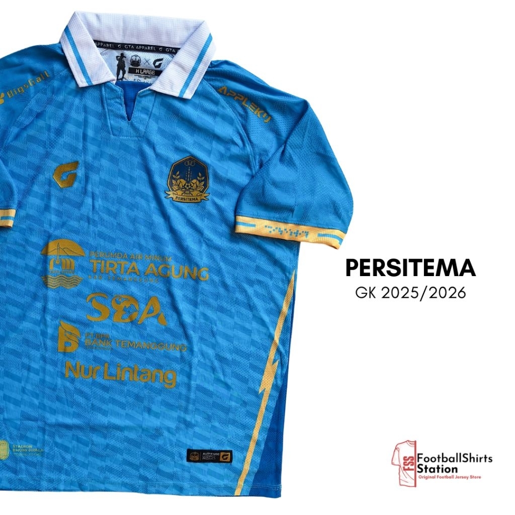 Jersey Persitema Temanggung GK 2025/2026 Player Issue Original GTA