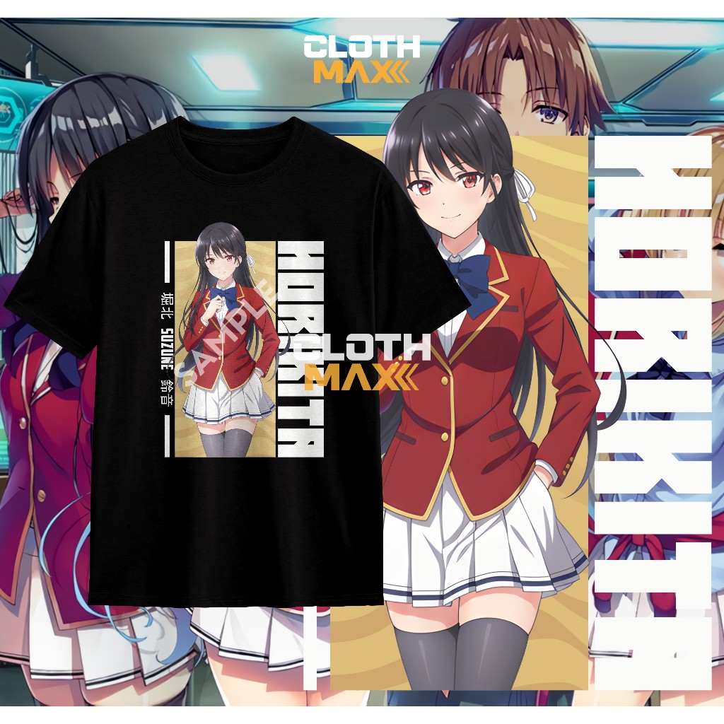 Kaos Baju Suzune Horikita Tshirt Classroom of the Elite IV Dewasa Anak Murah Nyaman Kei Karuizawa