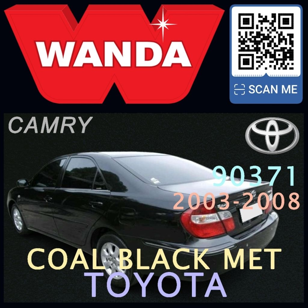 Cat Wanda Toyota Coal Black 90371