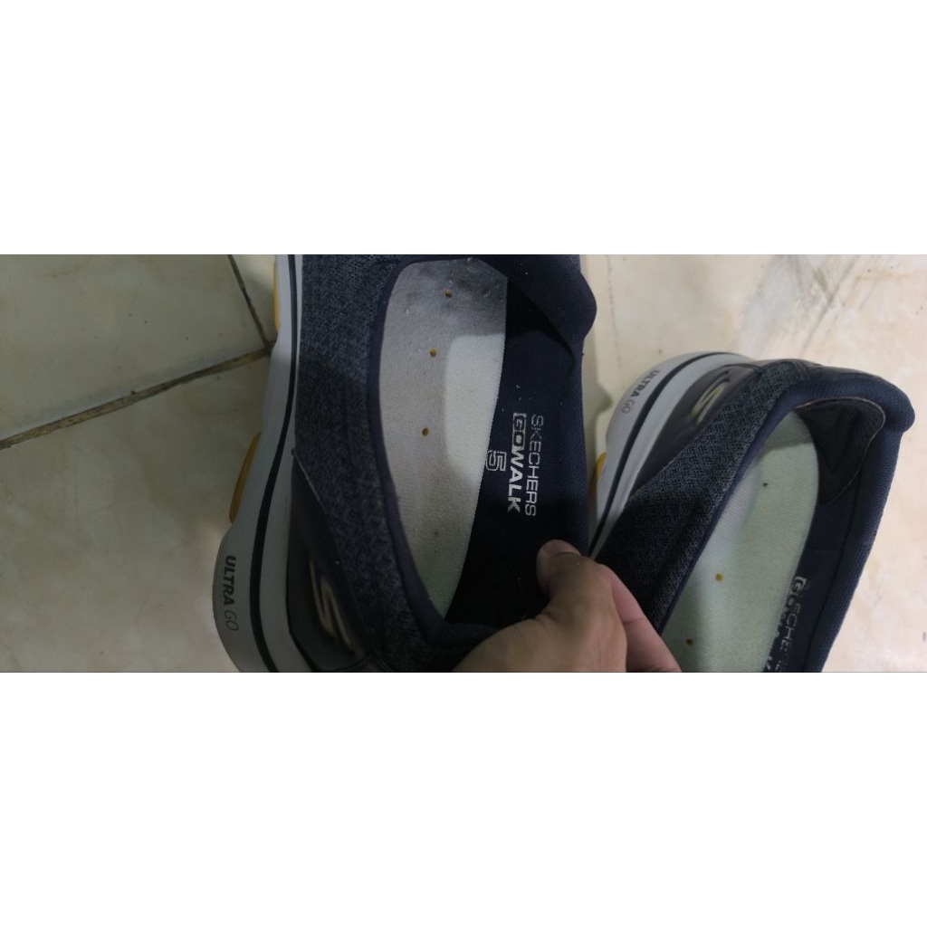 Ukuran 44 Sepatu Skechers Go walk 5 Slip On Men's/Skechers Go walk 5 Pria