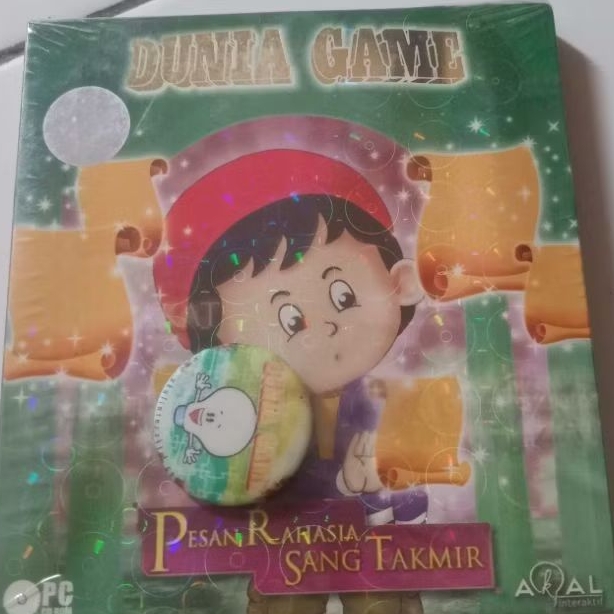 PC CD Room/ VCD DUNIA GAME - PESAN RAHASIA SANG TAKMIR + PIN - AKAL INTERAKTIF SEGEL
