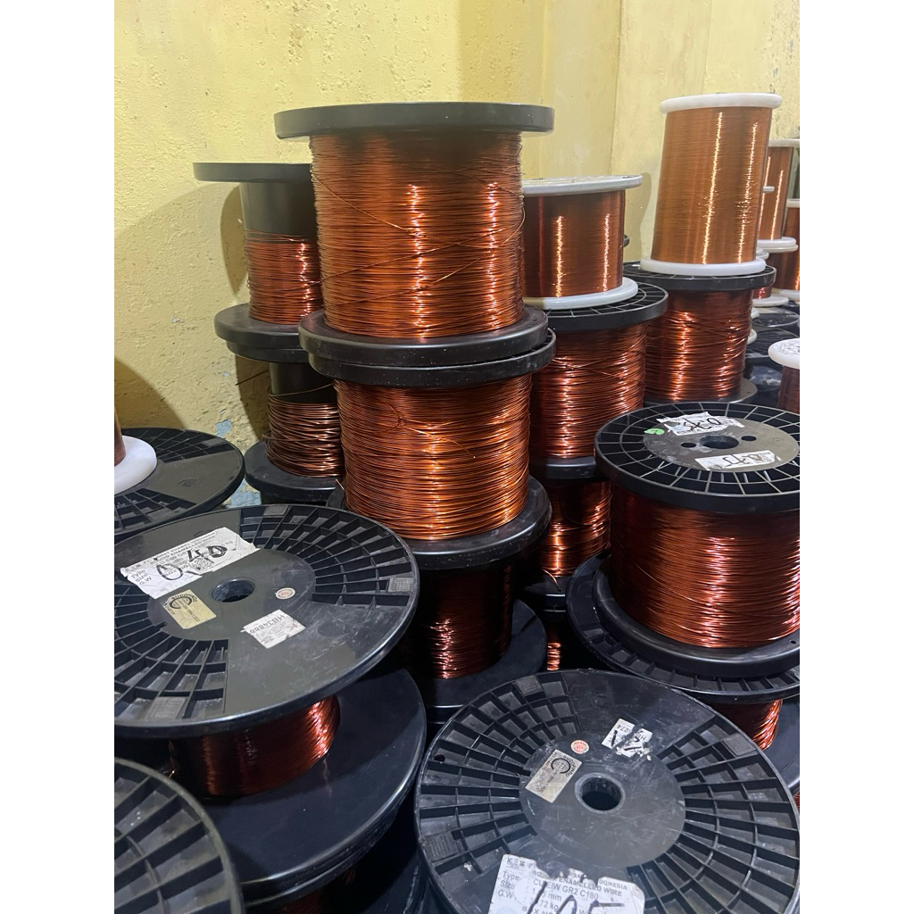 Kawat Tembaga Email Ukuran 0.5 mm 0.5MM Enamel Wire Cooper Per Meter 50gram, 100gram, 1/4 kg
