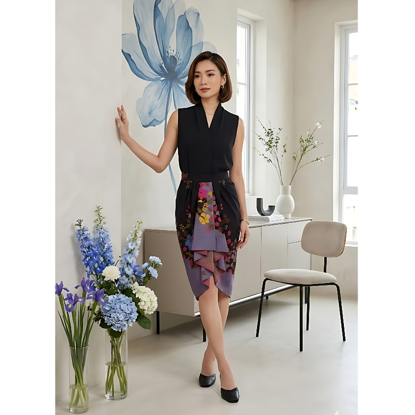 SALE Rok Batik - Putri Jelita - Rok Pendek 017 Model Lilit langsung jadi