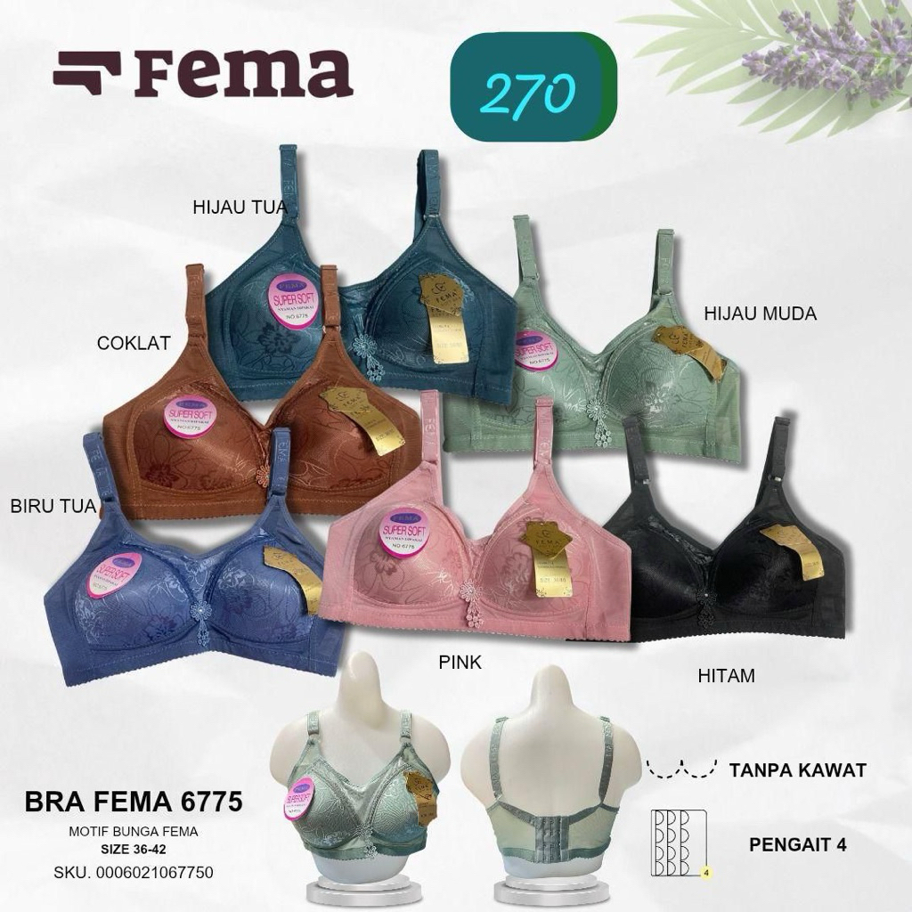 BRA FEMA 6775 tanpa kawat