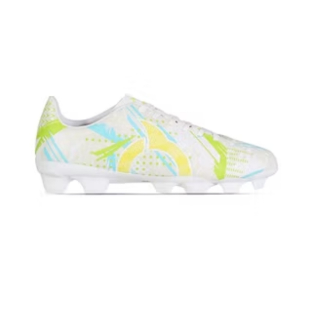 Ortuseight Sepatu Sepak Bola Havoc FG White Yellow Aqua Premium / Sepatu Bola Ortus Kulit Sintetis P