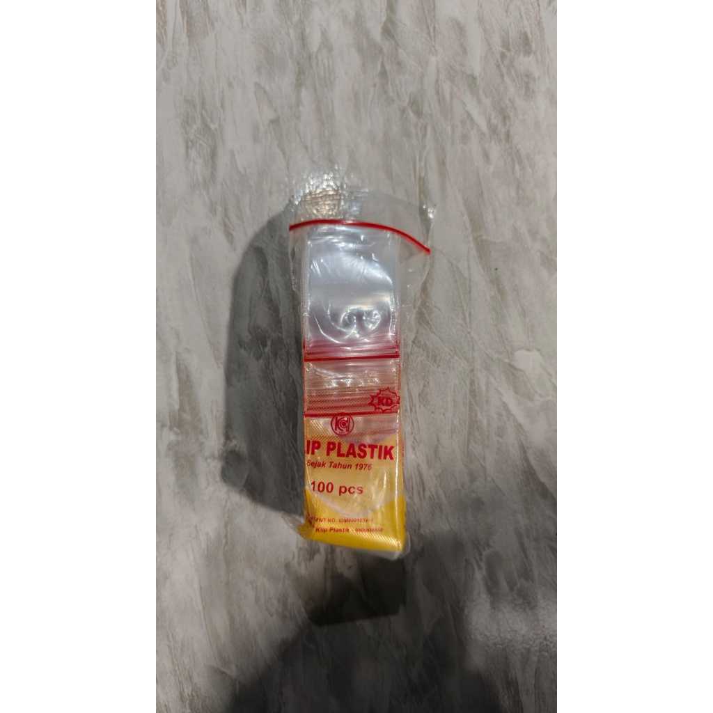 Plastik Klip TEBAL 2.5cm x 4.5cm / Klip 2.5x4.5/ Klip 2.5x4.5 TEBAL / Klip Kecil 2,5x4,5cm / TEBAL 2