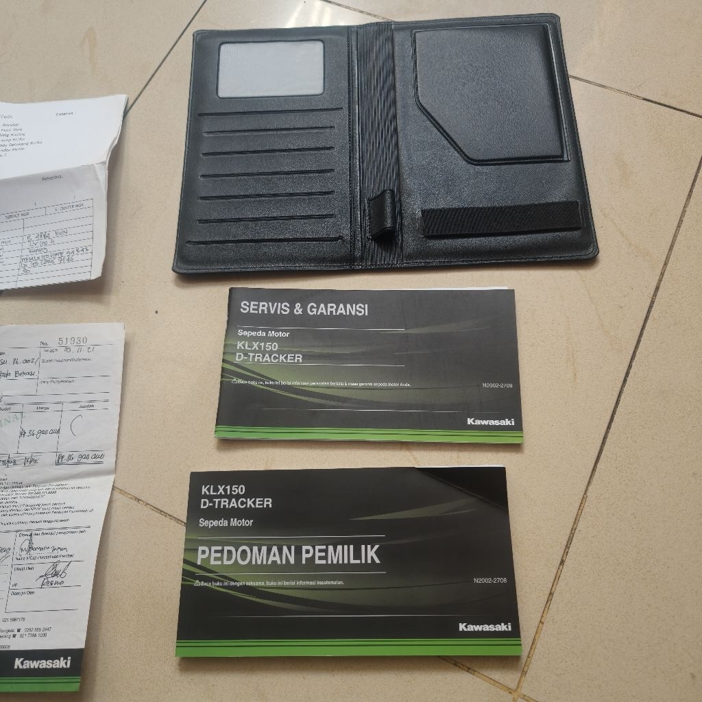Buku Pedoman Pemilik Servis Garansi Service Kawasaki D-TRACKER 150 Tahun 2021 New SE KLX DTracker Se