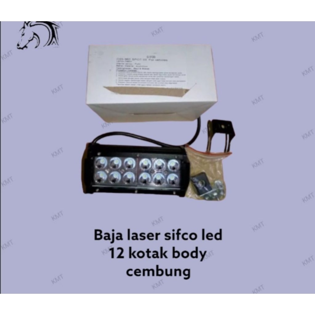Baja Laser Sifco LED 12 LED Kotak Body Cembung