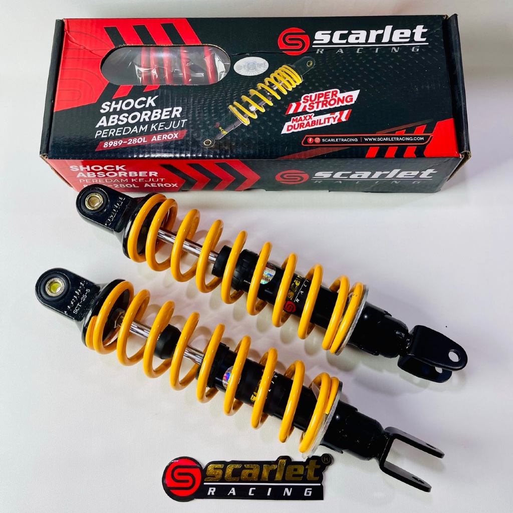 Shock Belakang non tabung Smash/suzuki smash 340mm/34cm Scarlet 3521 New Series