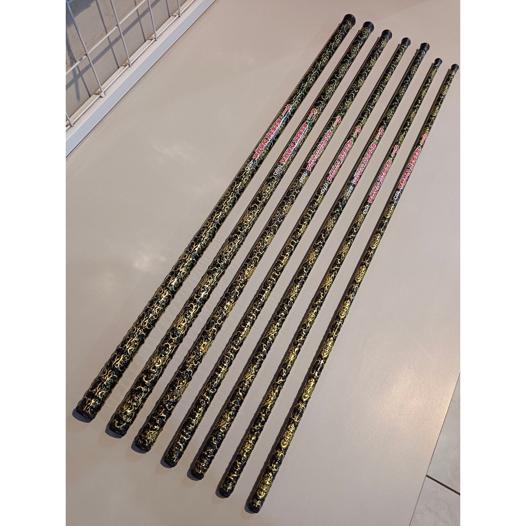 Tegek Kobe Sisik Naga Joran Sepat Lentur Fiber Ruas Panjang