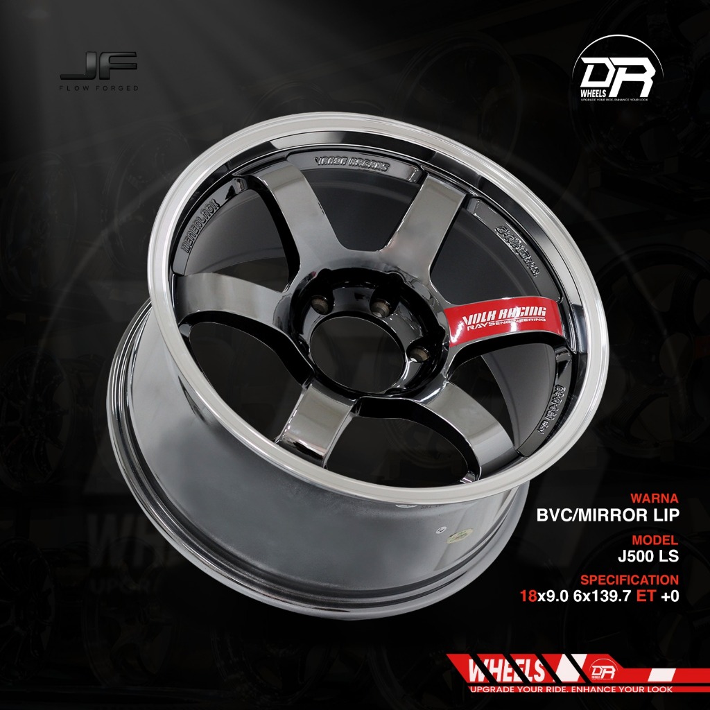Velg mobil Model TE37 Ring 18 Untuk FORTUNER JF LUXURY