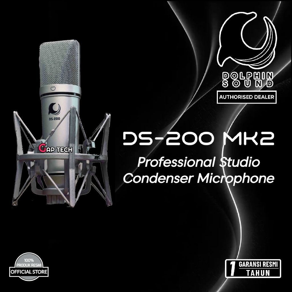Dolphin Sound DS 200 MK2 / DS-200 MK2 / DS200MK2 / DS 200 MK IICondenser Microphone Original