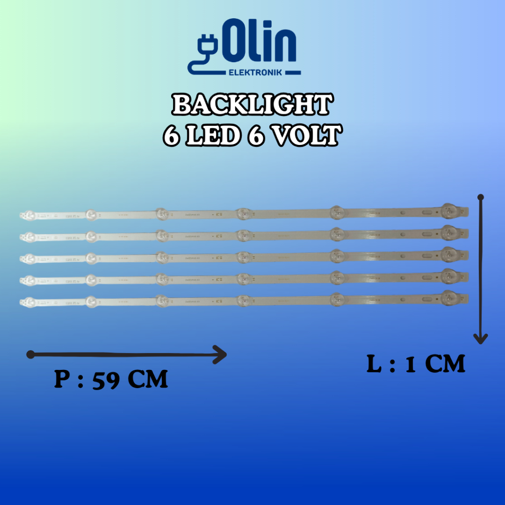 BACKLIGHT 6 LED 6 VOLT UNIVERSAL 32 INCH