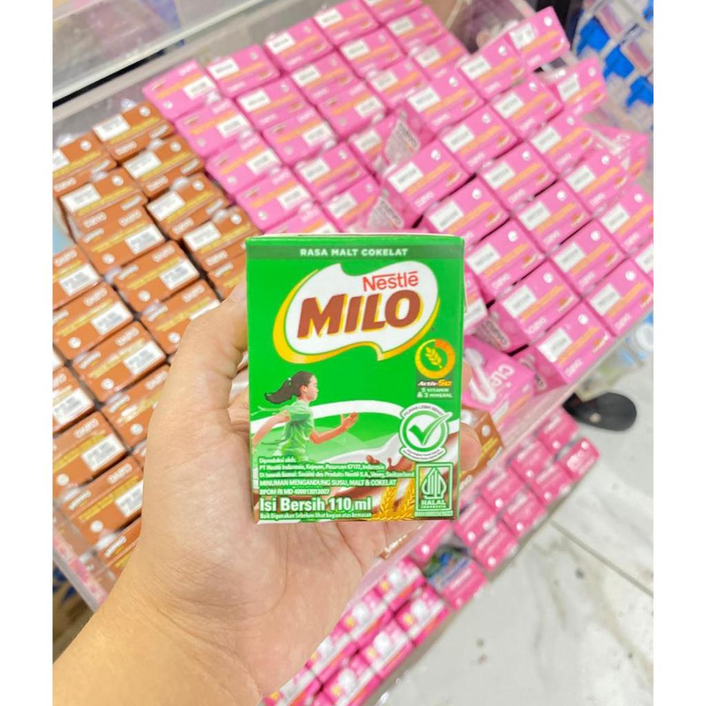 1 dus 1 dus SUSU MILO UHT 110ML EXP. APRIL 2027 ( 1 DUS ISI 36 )