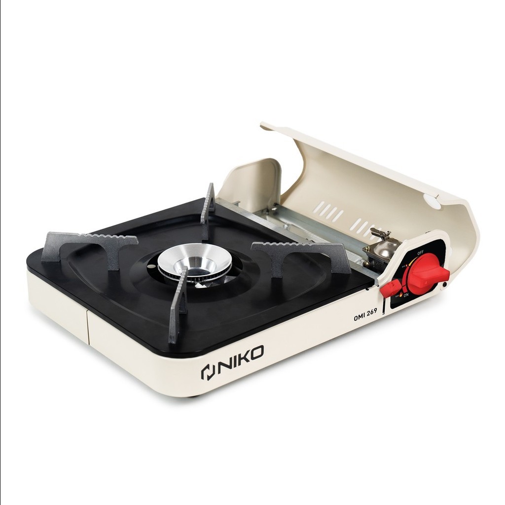 NIKO Kompor Gas Portable 1 Tungku NK-269 OMI Portable Gas Stove Plus Koper