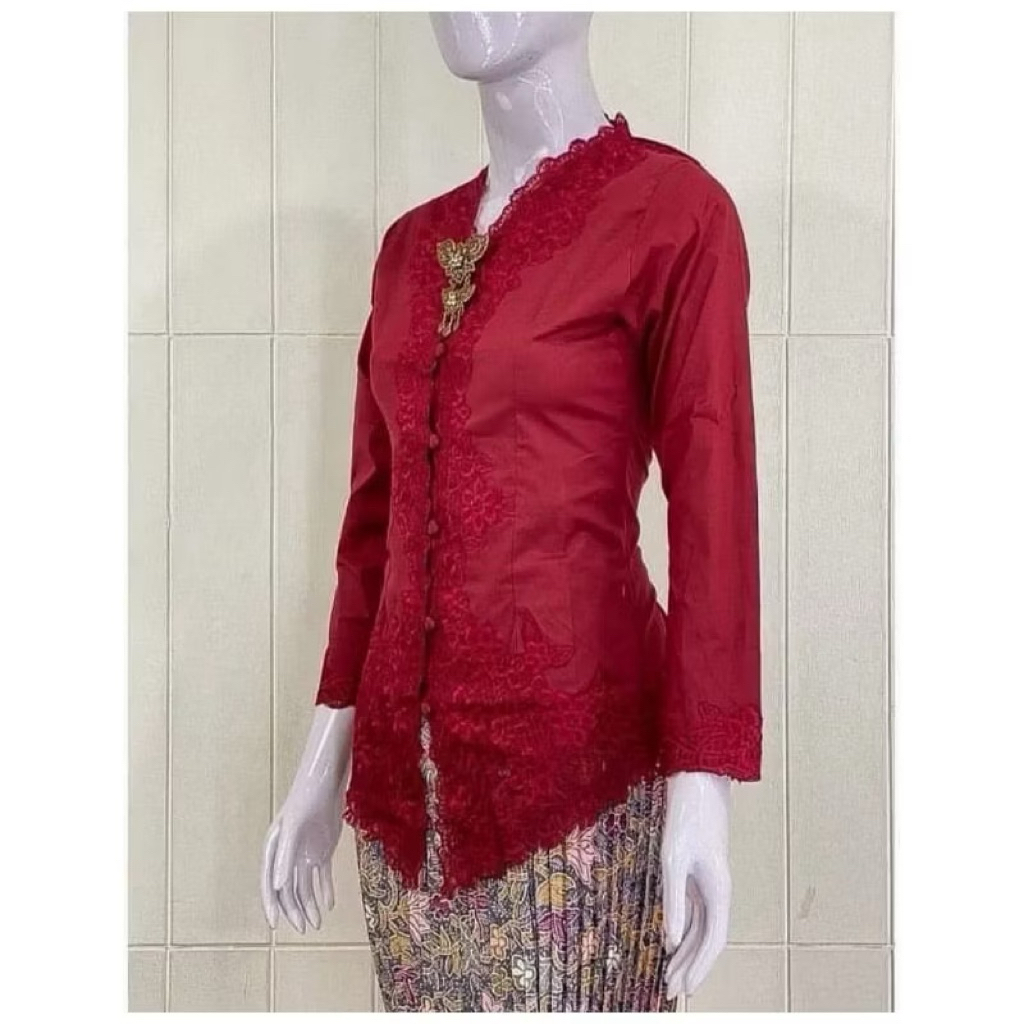 Atasan Kebaya Encim Kartini Modern Wanita  | Kebaya Wisuda, Kebaya Pesta, Kebaya Betawi Kekinian | B