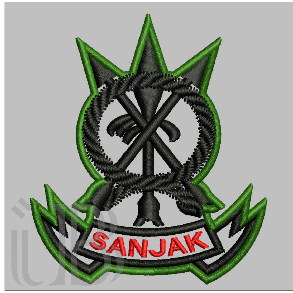 30 BREVET WING SANJAK PDL TNI AD PERKERAS MIKA BORDIR EMBROIDERY GIB