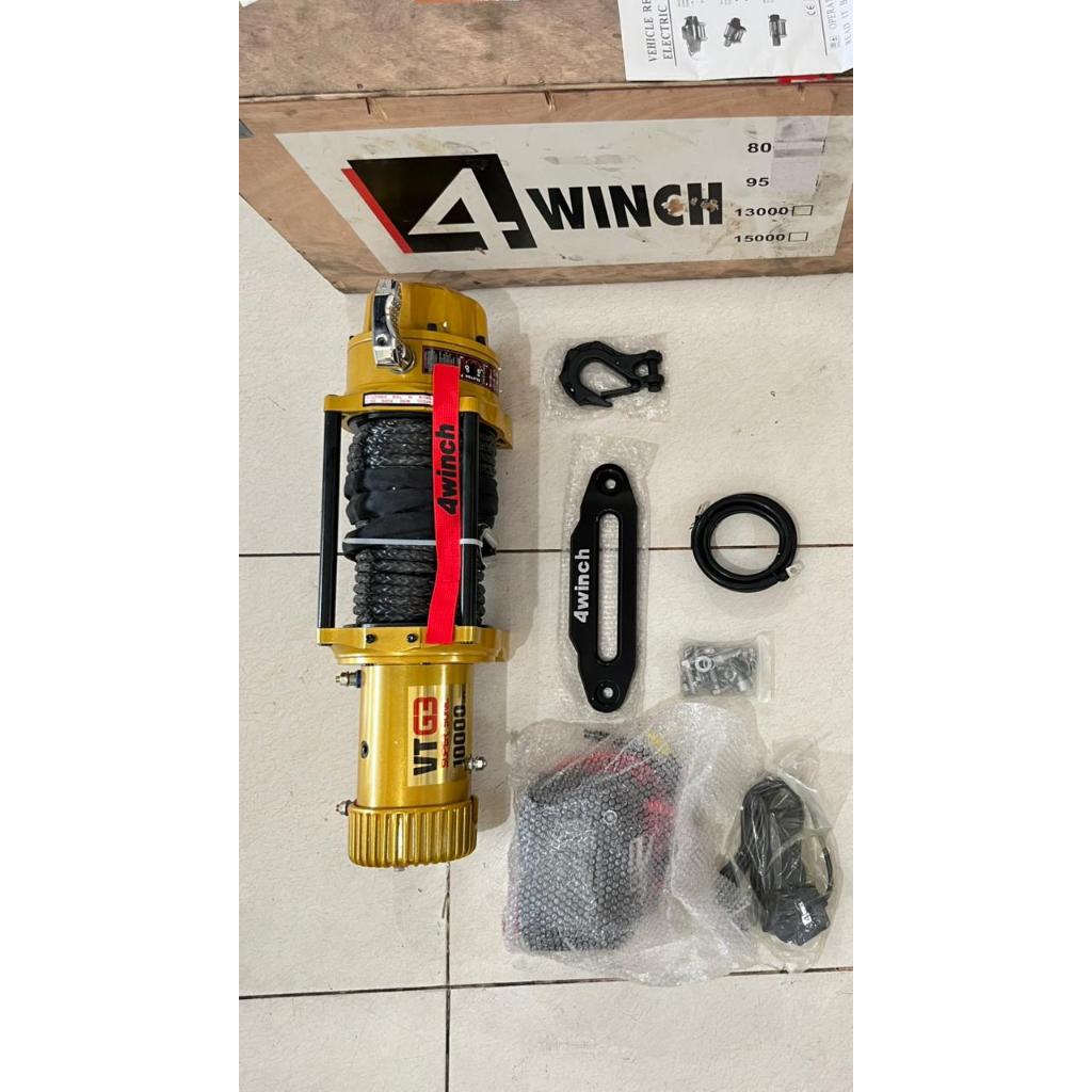 Winch 4winch Supersonic VT G3 10000lbs High Speed Winch 12volt Tali Plasma