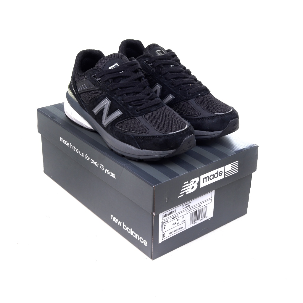 (BLMNKY) Sepatu Sneakers New Balance M990BK5 V5 Black Grey - 990