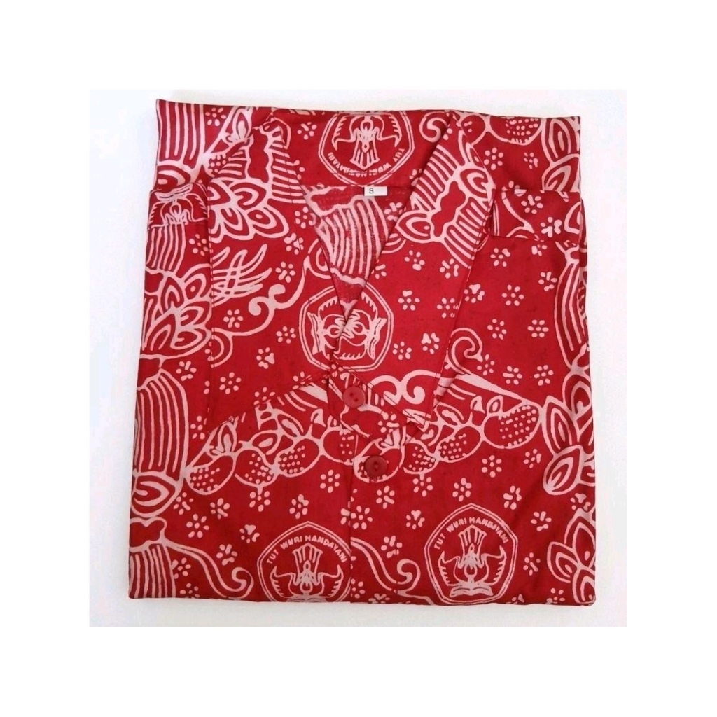 batik sekolah SD probolinggo lengan pendek nomor 8