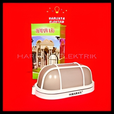 LAMPU BALL HIMAWARI LAMPU KAPAL / LAMPU DINDING OUTDOOR PUTIH
