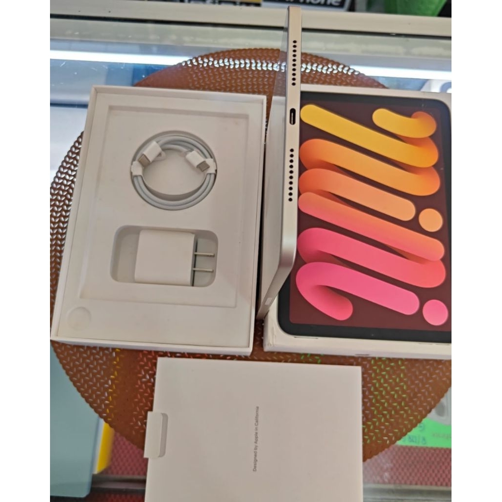iPad Mini 7 A17 Pro Gold WiFi Only 128GB Second Fullset Mulus 95% iBox Inter Murah