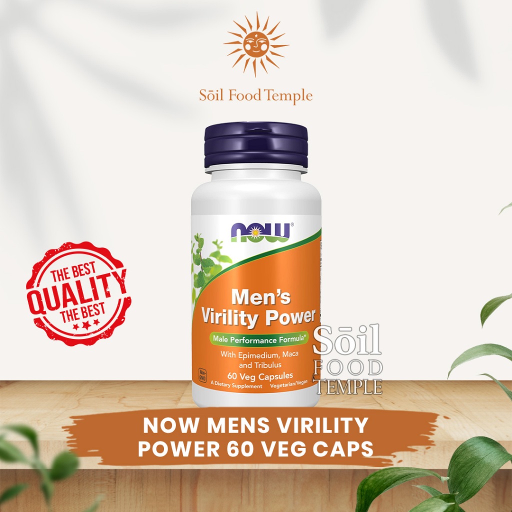 NOW - Men's Virility Power (60 Veg Caps) Original USA