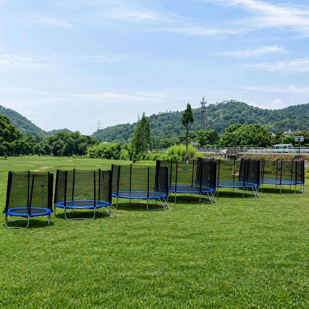 ARBER - Trampolin Anak Olahraga 6feet 1.8m, 8feet 2.4m, 10feet 3m, 12feet 3.7m, 14feet 4.3m, 16feet 