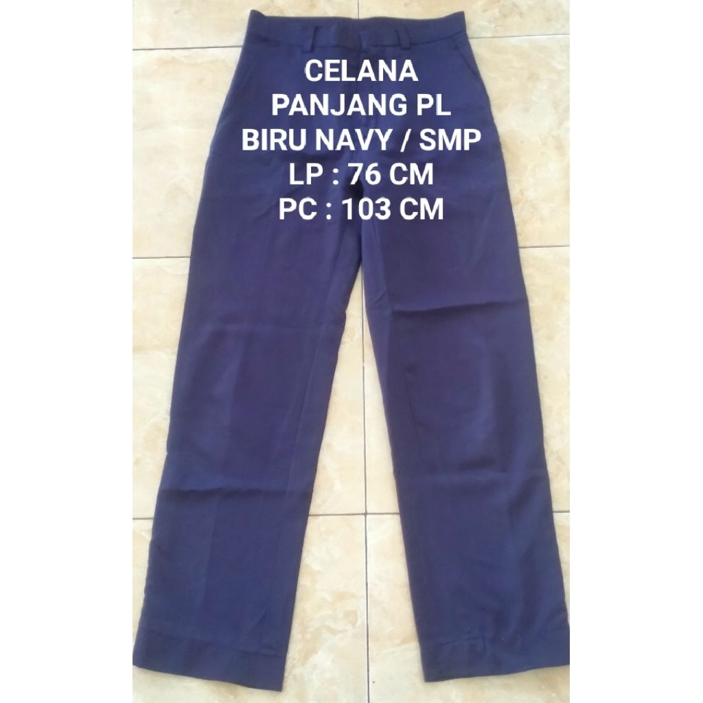SERAGAM SEKOLAH PL  / SERAGAM SMP PL / CELANA BIRU / CELANA HITAM