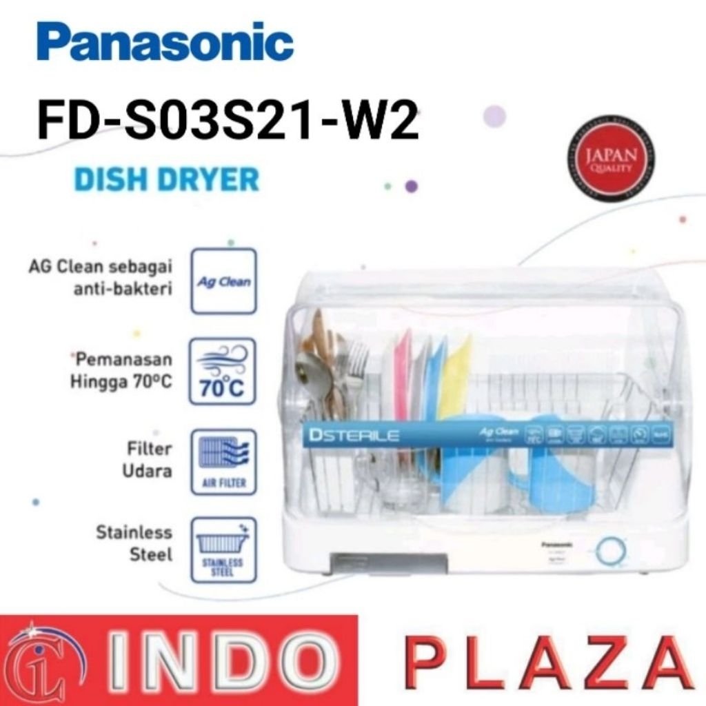 Panasonic FD-S03S1-W2 Pengering dan Sterilisasi Alat Makan D-sterile