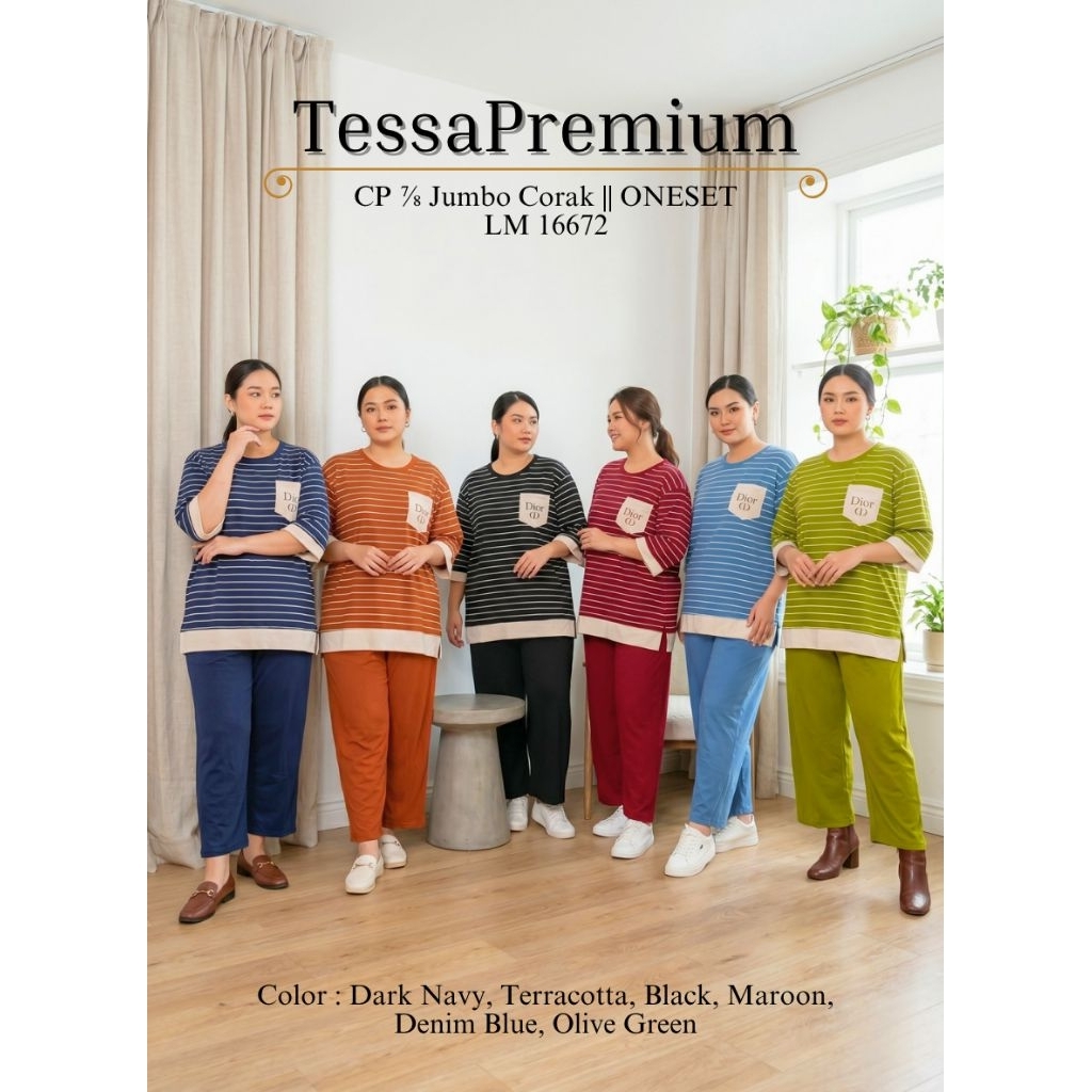 TOKO AFIQAH BUKITTINGGI - BAJU TIDUR TESSA JUMBO