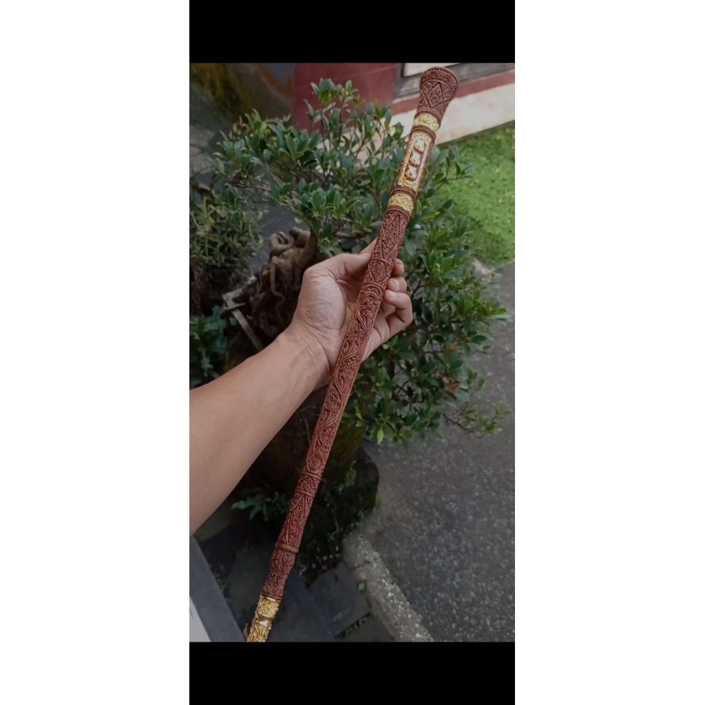 tongkat komando ukiran bun bali