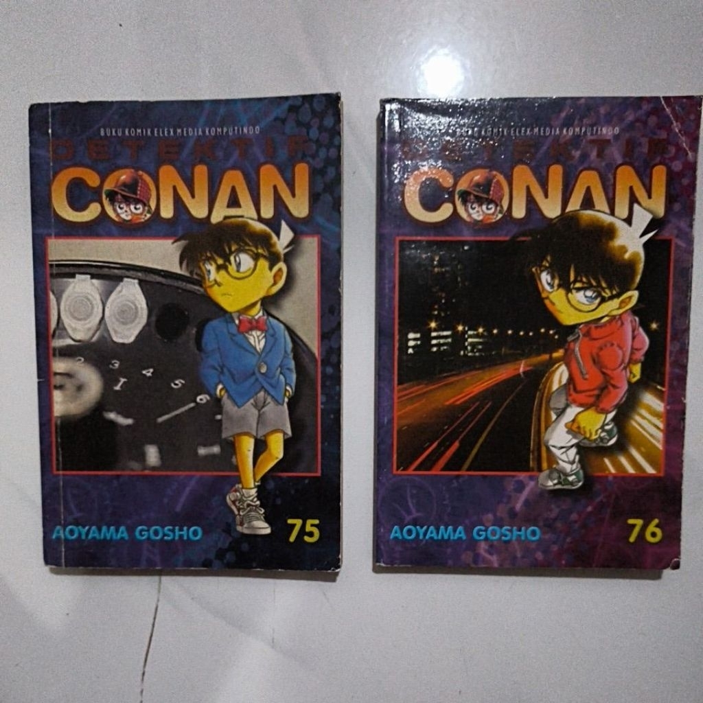 komik conan set vol 75 & 76 bekas