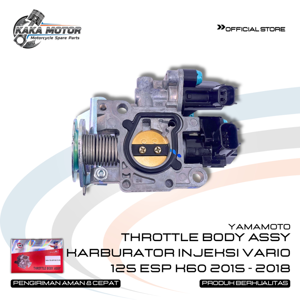 THROTTLE BODY ASSY KARBURATOR INJEKSI VARIO 125 ESP K60 2015-2018 YAMAMOTO - THROTTLE THROTLE BODY A