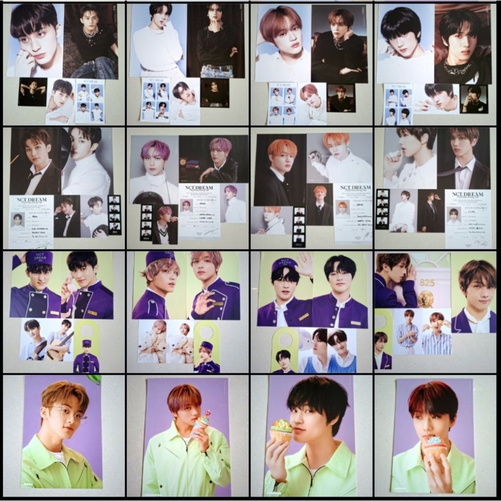 season's greetings mark haechan chenle jisung nct dream postcard poster film photo 2021 2022 2023 20