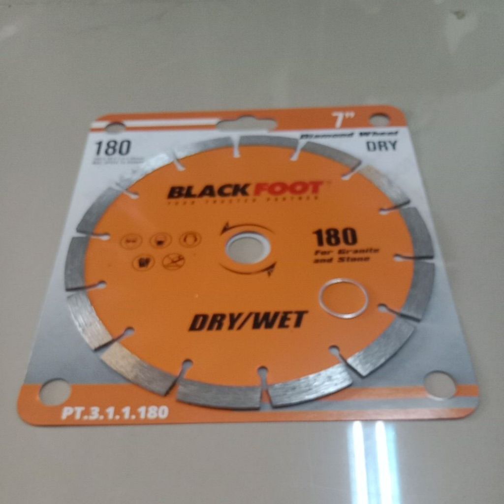 BLACKFOOT MATA POTONG KERAMIK 7 INCH 180 MM / DIAMOND WHEEL 7 INCH