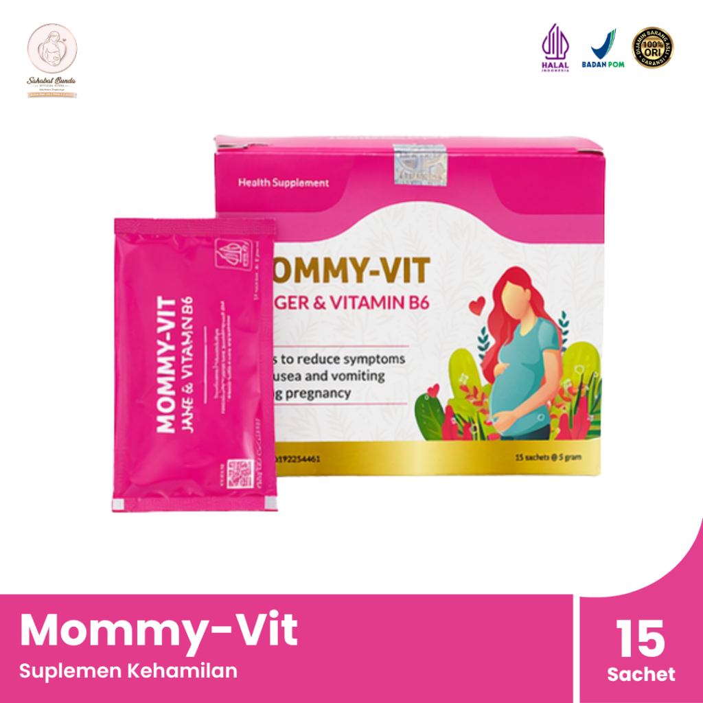 Mommy Vit Jahe + Vitamin B6 Vitamin Mual Muntah Ibu Hamil Original Asli
