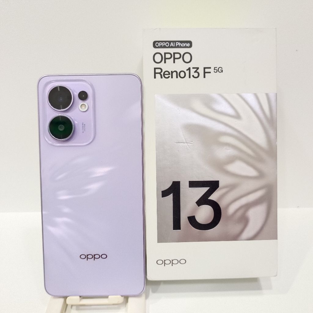 OPPO RENO 13F 5G 12/256 HP SECOND FULLSET BATANGAN ORIGINAL BERGARANSI