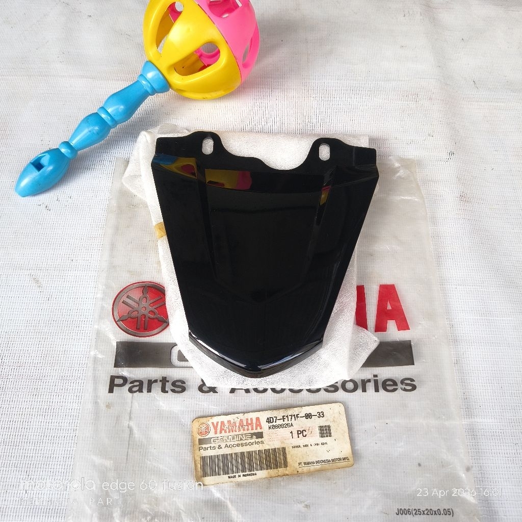 cover tail pet ped sambungan body belakang yamaha vega r new hitam 4D7 ori original yamaha ygp