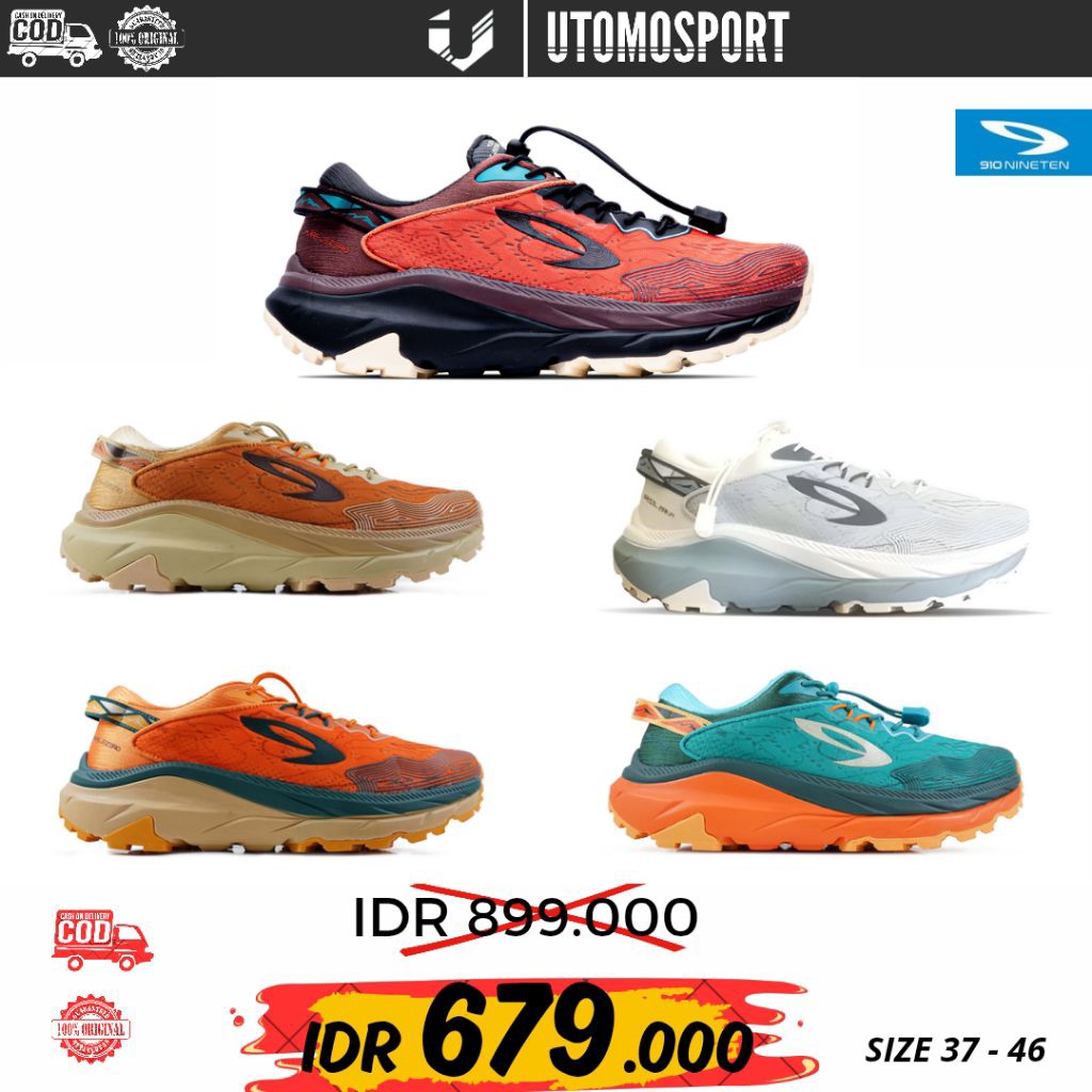 SEPATU TRAIL RUN 910 YUZA MARS JEZERO