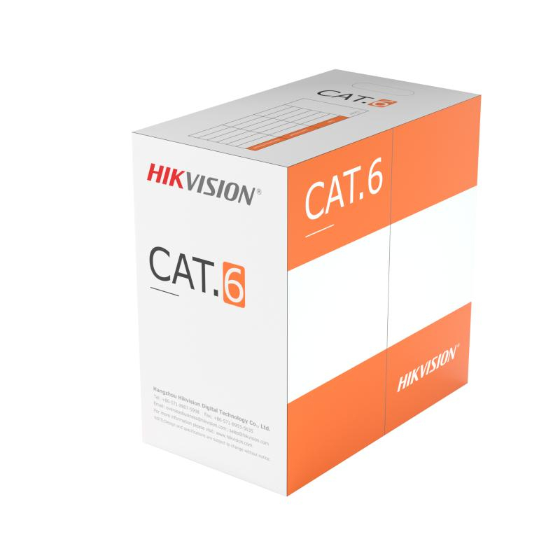 KABEL LAN HIKVISION CAT 6 GREY 1ROLL