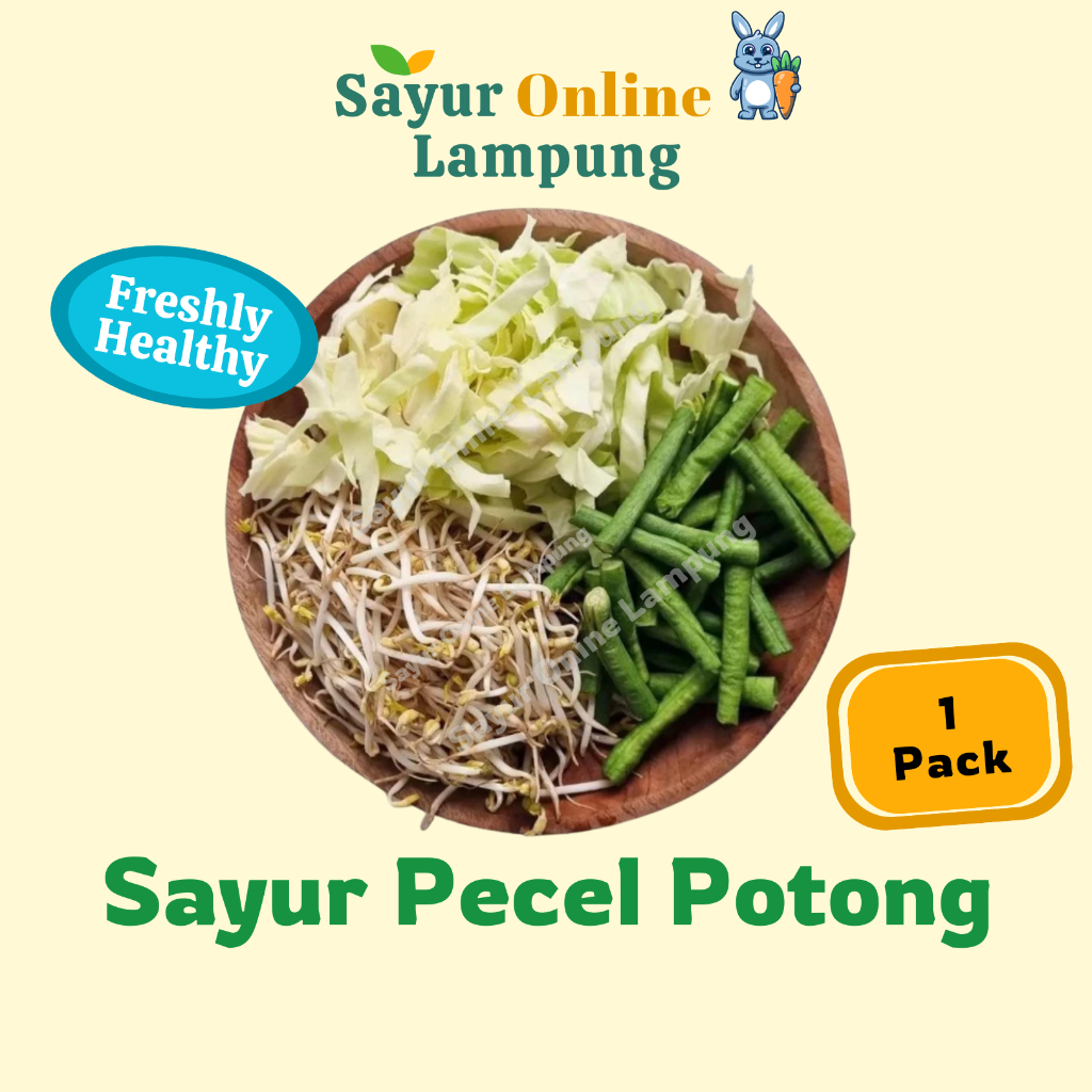 Sayur Pecel Potong - Sayur Online Lampung