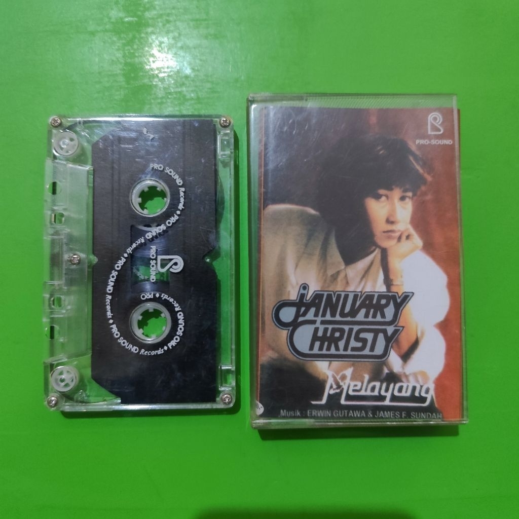 Kaset JANUARY CHRISTY Melayang Casing Bening